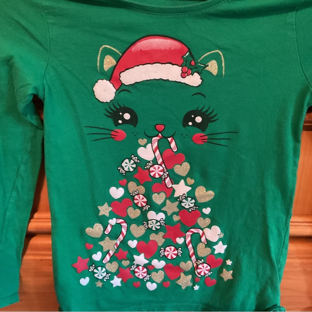 5 Christmas shirts girls